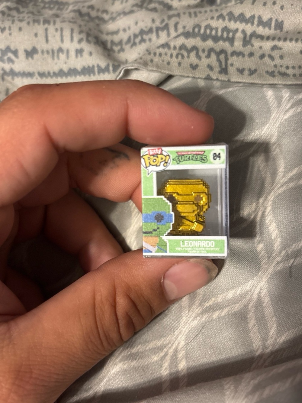 Funko Gold and Green Leonardo Mini Box Figure